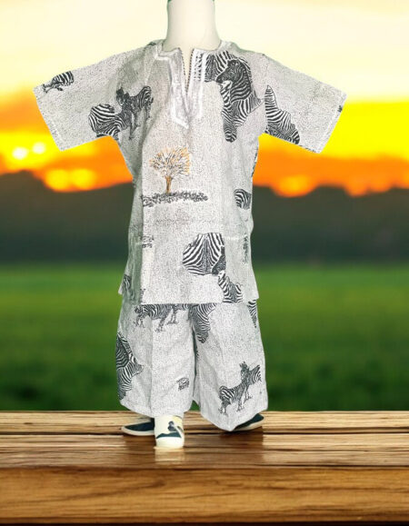 Traditional African Dashiki Set for Kids