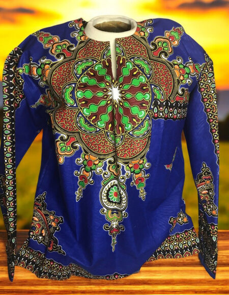 African Print Dashiki Shirt