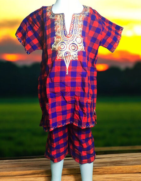 Traditional African Dashiki Set for Kids