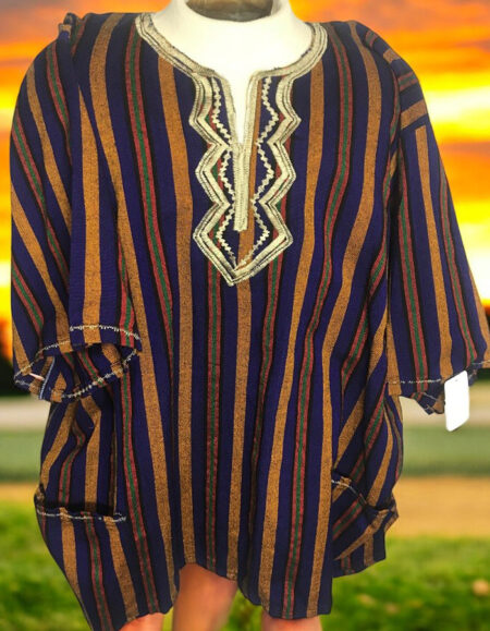 Traditional Plaid Dashiki Shirt
