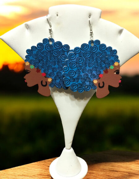 Afro Art Drop Earrings