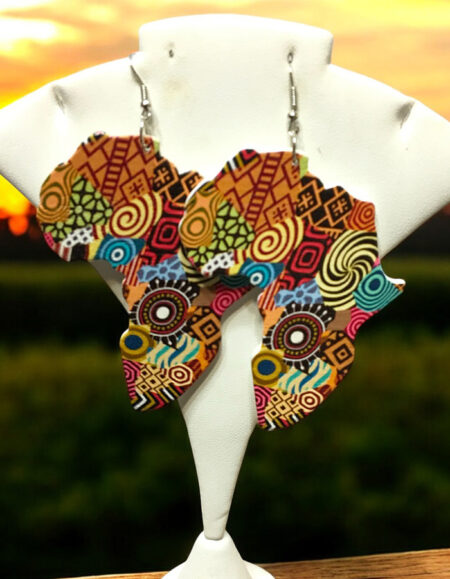 Afro Art Drop Earrings