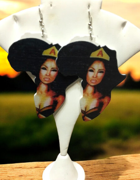 Afro Art Drop Earrings