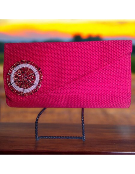 Crimson Clutch Handbag