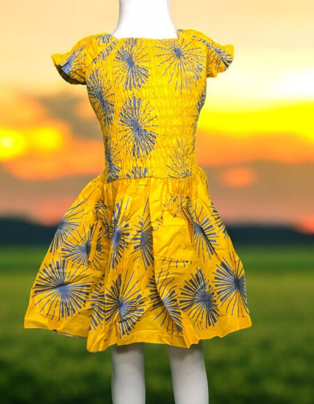 Ankara Gem Dress for Kids