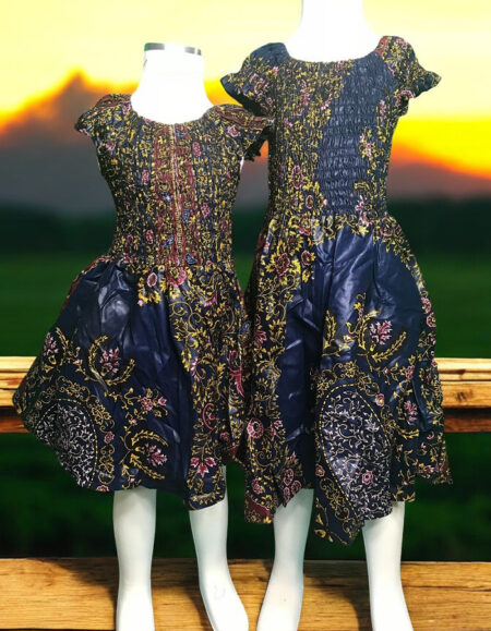 Ankara Gem Dress for Kids