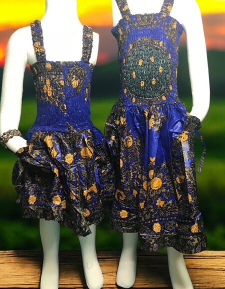 Ankara Gem Dress for Kids