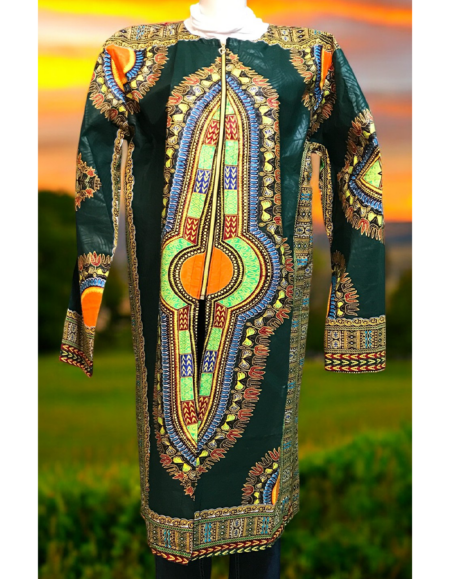 Vibrant Dashiki Kimono