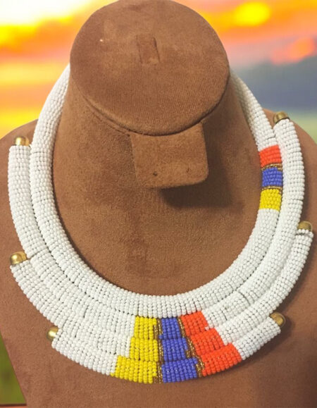 Maasai Beadwork Statement Necklace