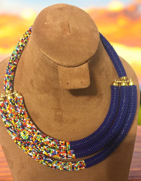 Maasai Beadwork Statement Necklace