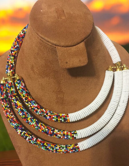 Maasai Beadwork Statement Necklace