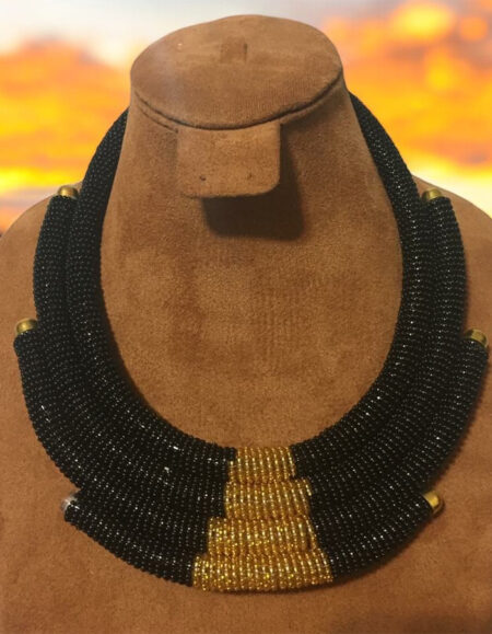 Maasai Beadwork Statement Necklace