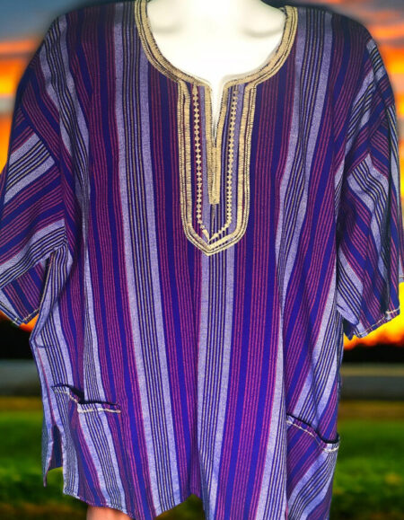 Traditional Plaid Dashiki Shirt
