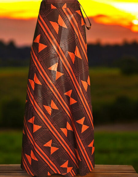 Vibrant African Print Maxi Skirt