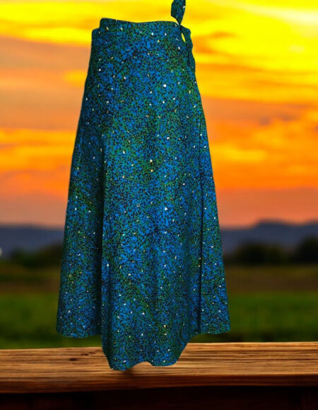 Vibrant African Print Maxi Skirt