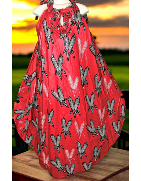 Ankara Sleeveless Dress