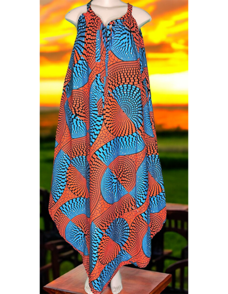 Ankara Sleeveless Dress