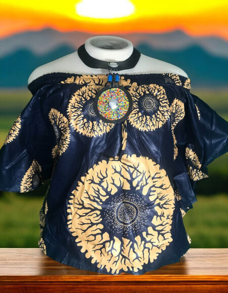 African Off-Shoulder Top