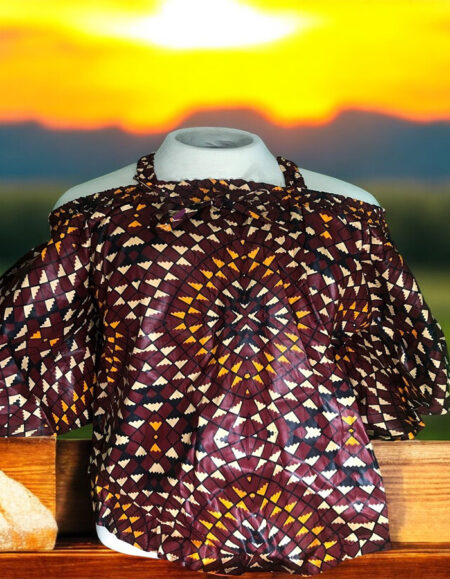 African Off-Shoulder Top