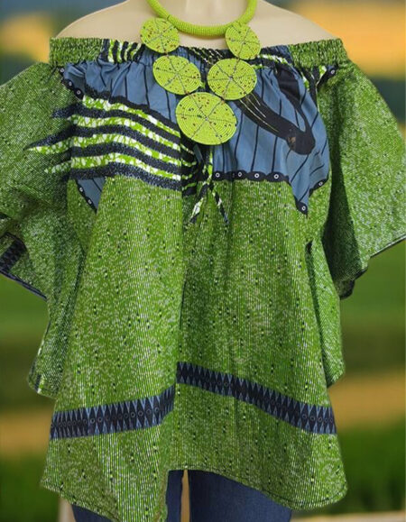 African Off-Shoulder Top