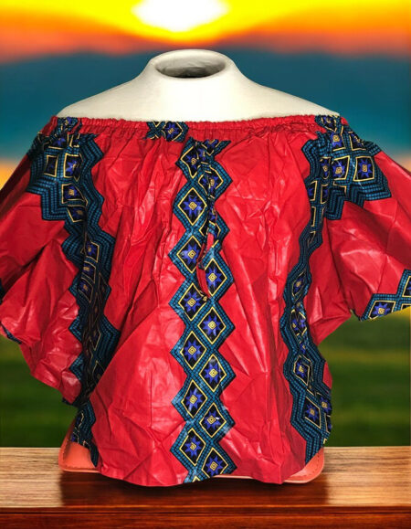 African Off-Shoulder Top