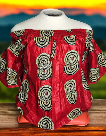African Off-Shoulder Top
